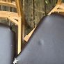 FREE - 5 x Solid Oak Dining Chairs Image 4