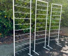 Large White Display Stands - Three Available