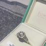 9ct white gold ring Image 2
