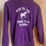 Purple Hoodie age 9 to 11 Image 2