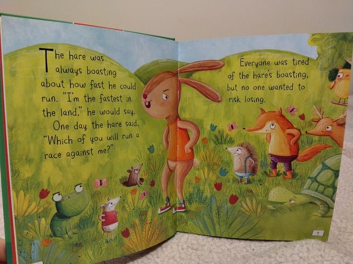 Aesop's Fables hardback storybook collection of stories