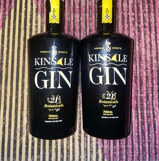 Kinsale Irish Gin empty Bottles