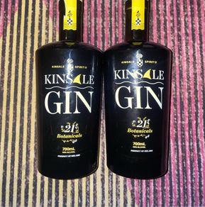 Kinsale Irish Gin empty Bottles