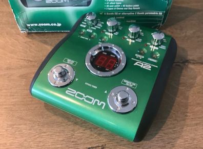 Zoom A2 acoustic guitar multi-effects processor pedal