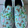 VANS Classic Slip On Kids x Toy Story Andy's Toys Size 1 Brand New Image 8