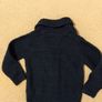 navy blue Shawl Neck Cardigan Image 6
