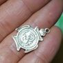 Vintage Scottish Sterling Silver 925 medal 1902 Image 2