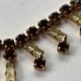 1950s rhinestone fringe necklace Image 2