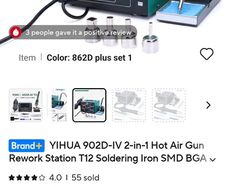 YIHUA 862D++ soldering station