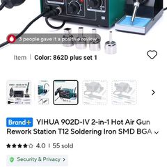 YIHUA 862D++ soldering station