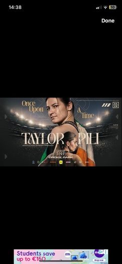 Katie Taylor croke park