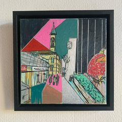 Original Painting of Dun Laoighre Promenade GIFT Framed