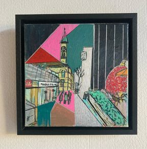 Original Painting of Dun Laoighre Promenade GIFT Framed
