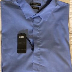 Men's shirt. Size L, EUR 104-109cm. Long sleeved. New