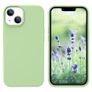 Liquid Silicone Shockproof Case For iPhone 13 Luxury Soft Phone Cover Matcha Green New - FHT9IP13LK Image 2