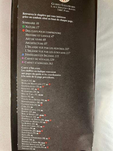 Travel Guide | Guides Gallimard Irlande ancienne edition