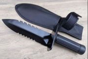 Metal detecting digging tool metal  with holder