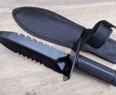 Metal detecting digging tool metal  with holder