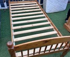 Good Sturdy Single Pine Wooden Bed Frame - Can Deliver