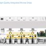 Extension Lead USB, Power Socket with 3 Outlet 4 USB Charging Station Power Strip USB with 2m Power Lead-White Image 2