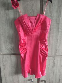 quality matmazel coral dress size sm m