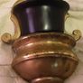 household holy water font made of brass Image 4