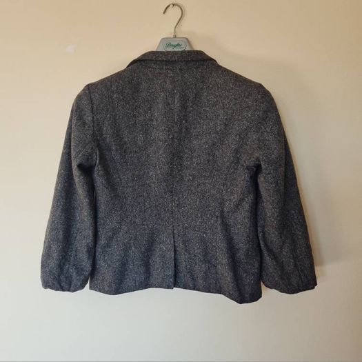 Tommy hilfigher wool blazer size 10 grey button up in excellent condition