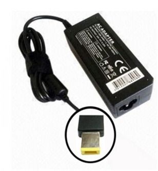 Lenovo 20V 3.25A Rectangular Tip 65W New Third Party AC Adapter - Figure 8 Fitting - NO POWER CABLE SUPPLIED USB Tip