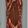 Red Queen boutique ethnic print maxi with open back detail Sz L/XL (Fit 12-14UK) Image 8