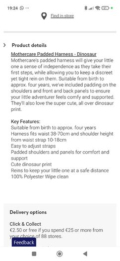 Toddler Harness