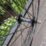 700c Road Bike Front Wheel - Black Rim - Quick Release Image 4