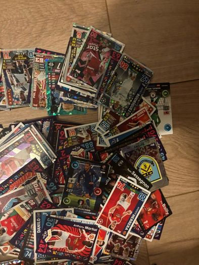 Mixed variety football cards