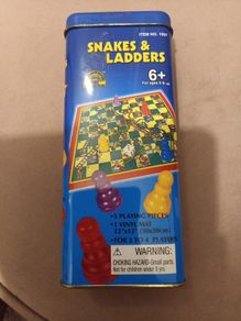 Snakes and ladders board game