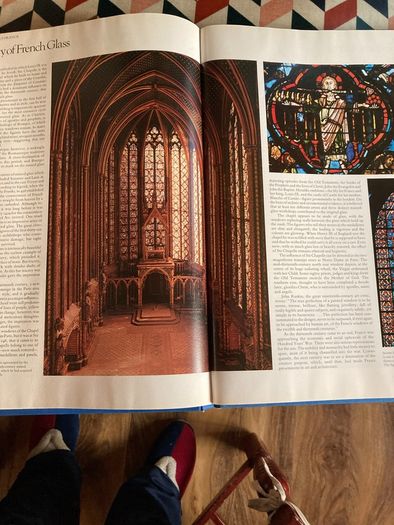 stained glass book.