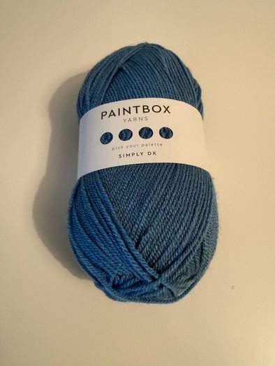 6 balls of blue yarn wool