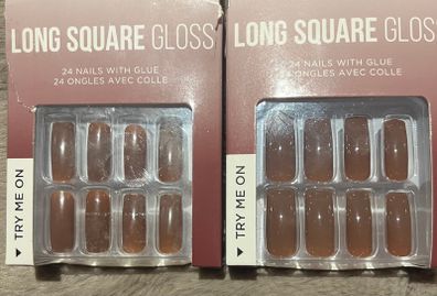 2 Sets False Nails