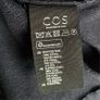 COS Navy 100% Wool Silk Blend Knit Top Medium Image 6
