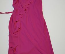 Pink Dress Size 42  UK 14 Ruffle Detail Worn Once