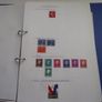 A collection of stamps from various countries on pages in binder (1872-2000s) Image 3