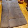 Sofa-bed, light brown, suede feel Image 4