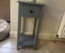 Small grey unit / side table/ locker