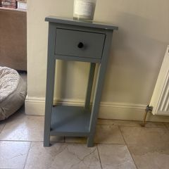 Small grey unit / side table/ locker