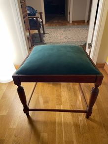 Dark green stool