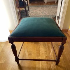 Dark green stool