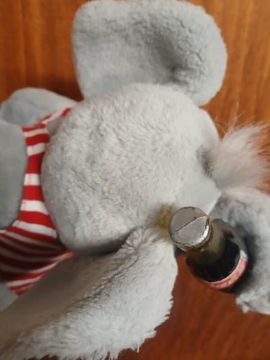Vintage Coca-Cola elephant soft toy