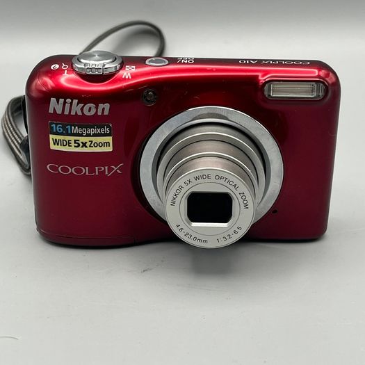 Nikon Coolpix A10 16.1MP Digital Camera Red