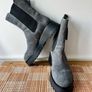 m&s suede platform boots Image 6