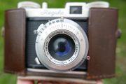 Vintage KING REGULA CAMERA made in Germany in leather case 1950s