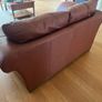 two seater italian leather sofa Image 3