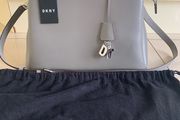 DKNY Taupe Paige Satchel Handbag